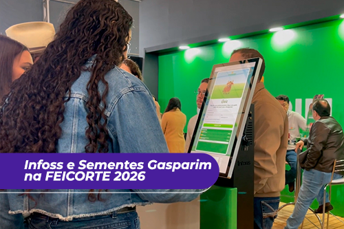 Infoss e Sementes Gasparim levam tecnologia e gamificação para a FEICORTE 2026